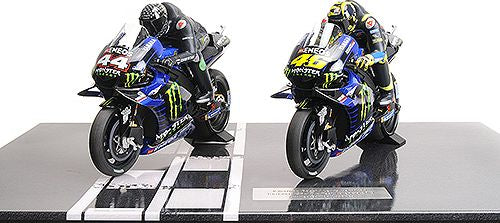 Yamaha YZR-M1 Valencia Test 2019 Hamilton/Rossi - Set 2 Bikes 1:12 Scale Minichamps Diecast Model