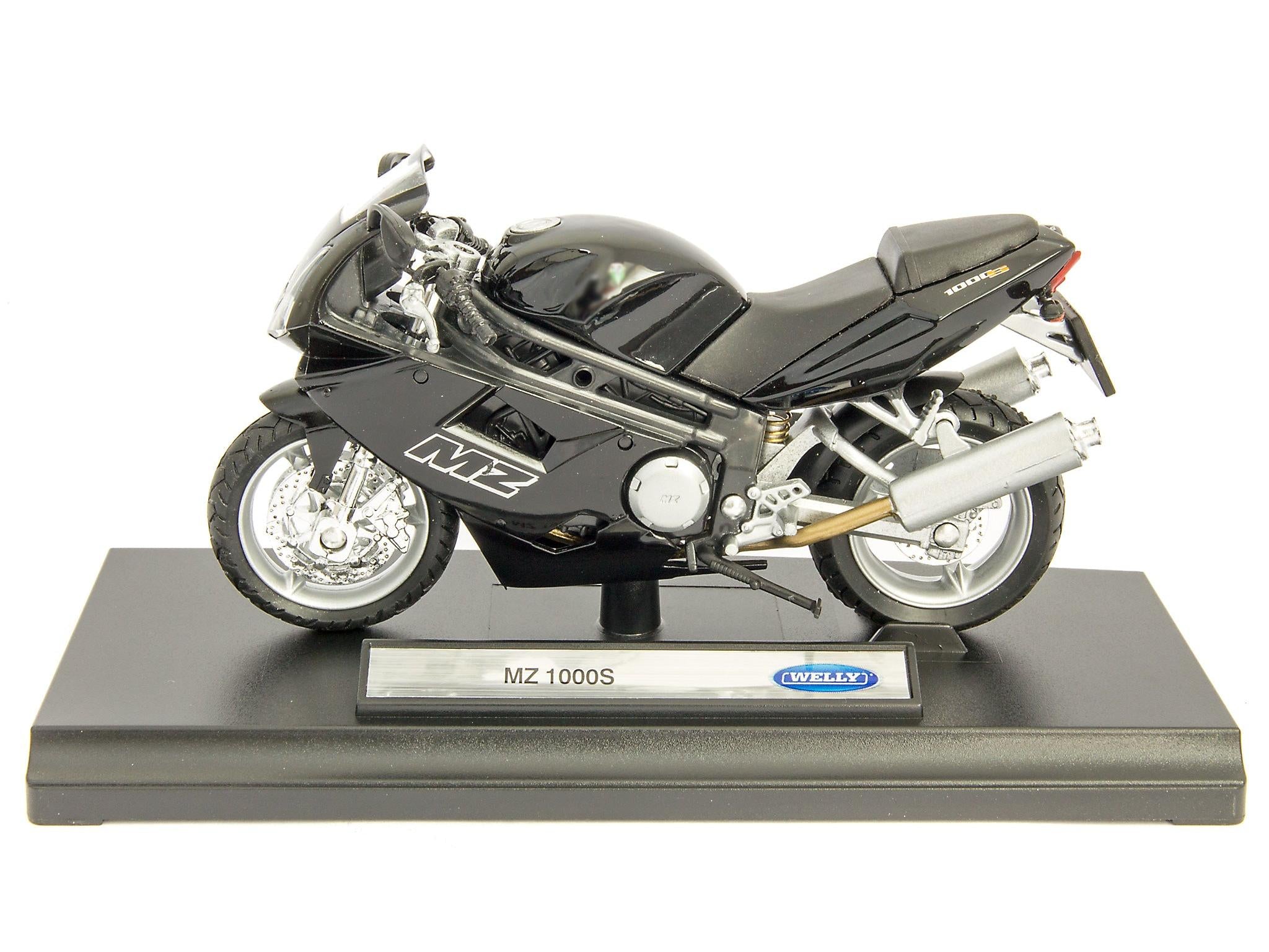 MZ 1000S black - 1:18 Scale Diecast Model Motorcycle-Welly-Diecast Model Centre