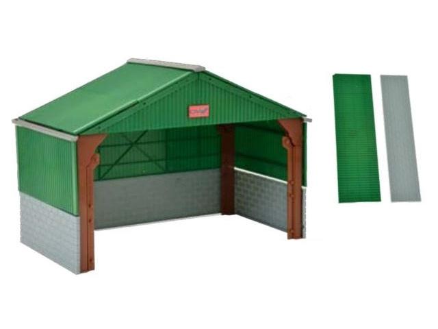 Machinery Shed 1:32 Scale Britains-Britains-Diecast Model Centre