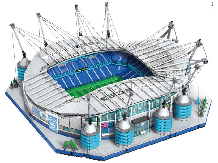 Manchester City Etihad Stadium (4473 pcs) 57.6cm Length x 56cm Width x 19.2cm Height Cada Kit-Cada-Diecast Model Centre