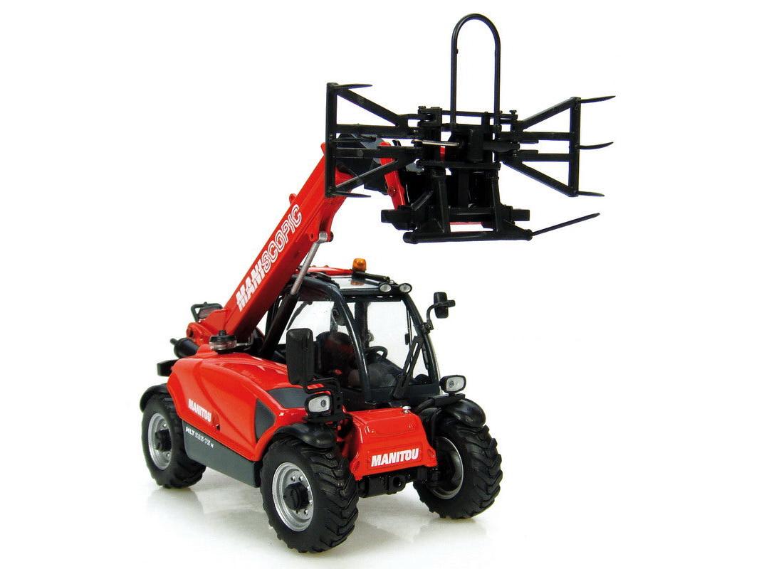Manitou MLT 625-75 H Telehandler with Bale Clamp 1:32 Scale Universal Hobbies Diecast Model-Universal Hobbies-Diecast Model Centre