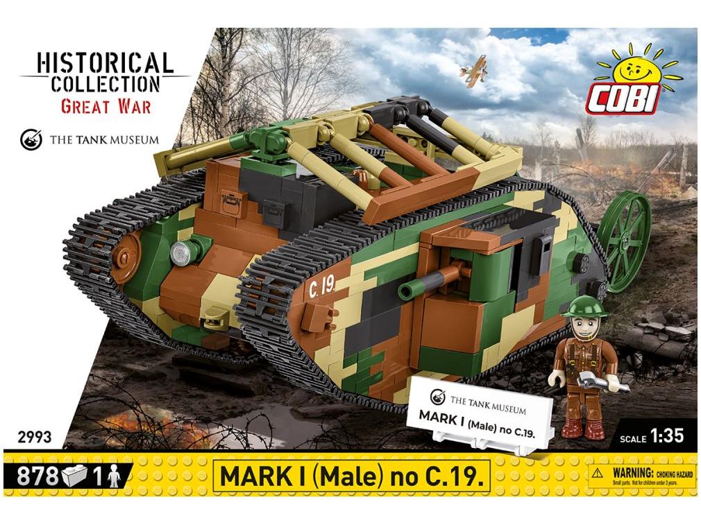 Mark I Great War Great War (884 pcs) Cobi Brick Build Kit-Cobi-Diecast Model Centre