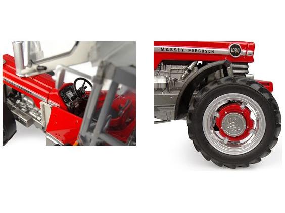 Massey Ferguson 1080 4WD Tractor w/Peko Cab 1:32 Scale Universal Hobbies Diecast Model-Universal Hobbies-Diecast Model Centre