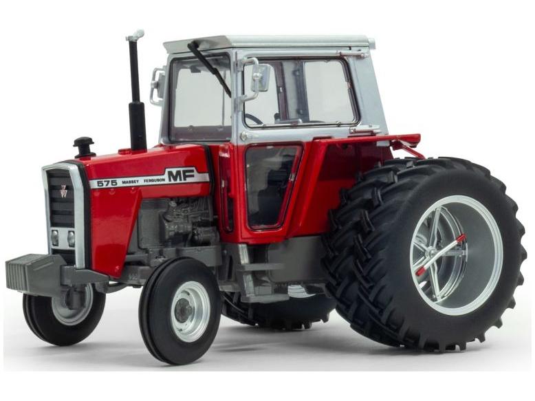 Massey Ferguson 575 2wd Tractor w/Molcon Duals 1:32 Scale Universal Hobbies Diecast Model-Universal Hobbies-Diecast Model Centre
