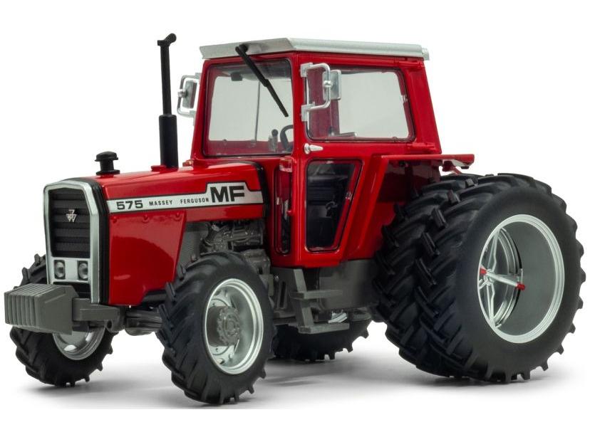 Massey Ferguson 575 4wd Tractor w/Molcon Duals 1:32 Scale Universal Hobbies Diecast Model-Universal Hobbies-Diecast Model Centre