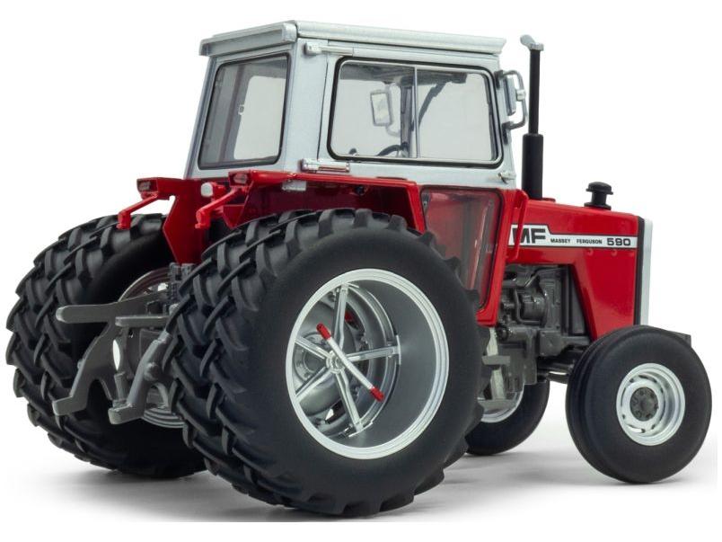 Massey Ferguson 590 2wd Tractor w/Molcon Duals 1:32 Scale Universal Hobbies Diecast Model-Universal Hobbies-Diecast Model Centre