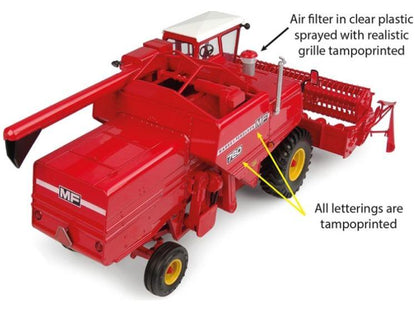 Massey Ferguson 760 Combine 1:32 Scale Universal Hobbies Diecast Model-Universal Hobbies-Diecast Model Centre