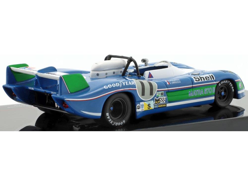 Matra MS670B #11 Winner 24h Le Mans 1973 Pescarolo/Larrousse 1:43 Scale IXO Diecast Model Car-IXO-Diecast Model Centre