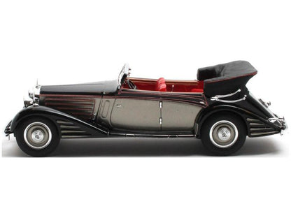 Maybach Zeppelin DS8 Black/Bronze 4-Door Cabriolet by Spohn 1934 1:43 Scale Matrix Resin Model Car-Matrix-Diecast Model Centre