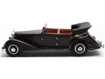 Maybach Zeppelin DS8 Maroon 4-Door Cabriolet by Spohn 1934 1:43 Scale Matrix Resin Model Car-Matrix-Diecast Model Centre