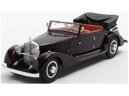 Maybach Zeppelin DS8 Maroon 4-Door Cabriolet by Spohn 1934 1:43 Scale Matrix Resin Model Car-Matrix-Diecast Model Centre