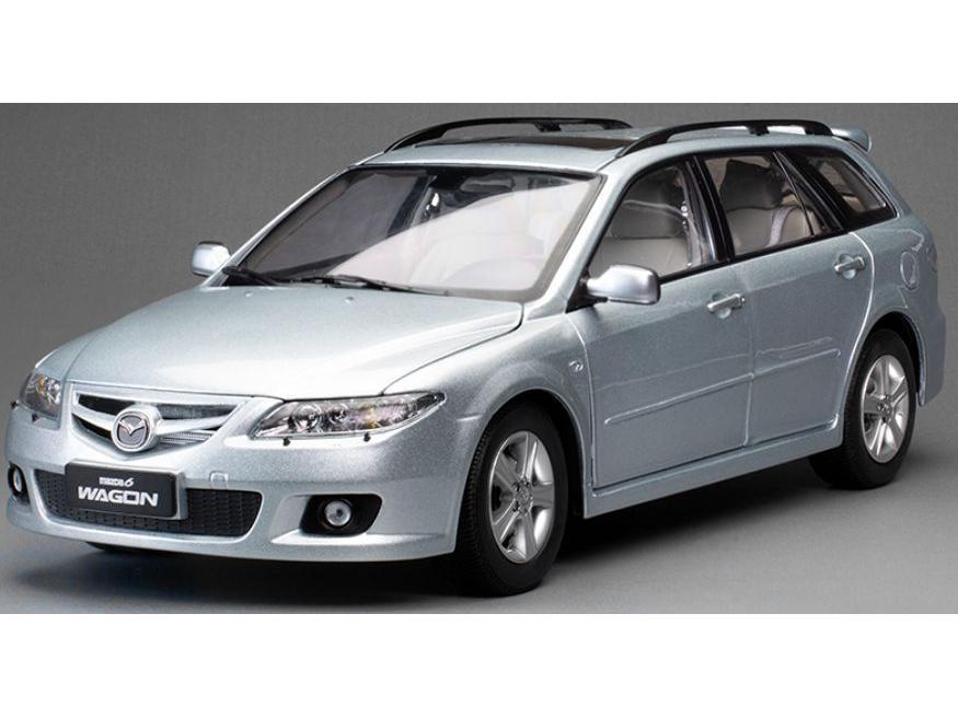 Mazda 6 Estate Glacier Silver Metallic 1:18 Scale Diecast Model Car – Sun Star-Sun Star-Diecast Model Centre