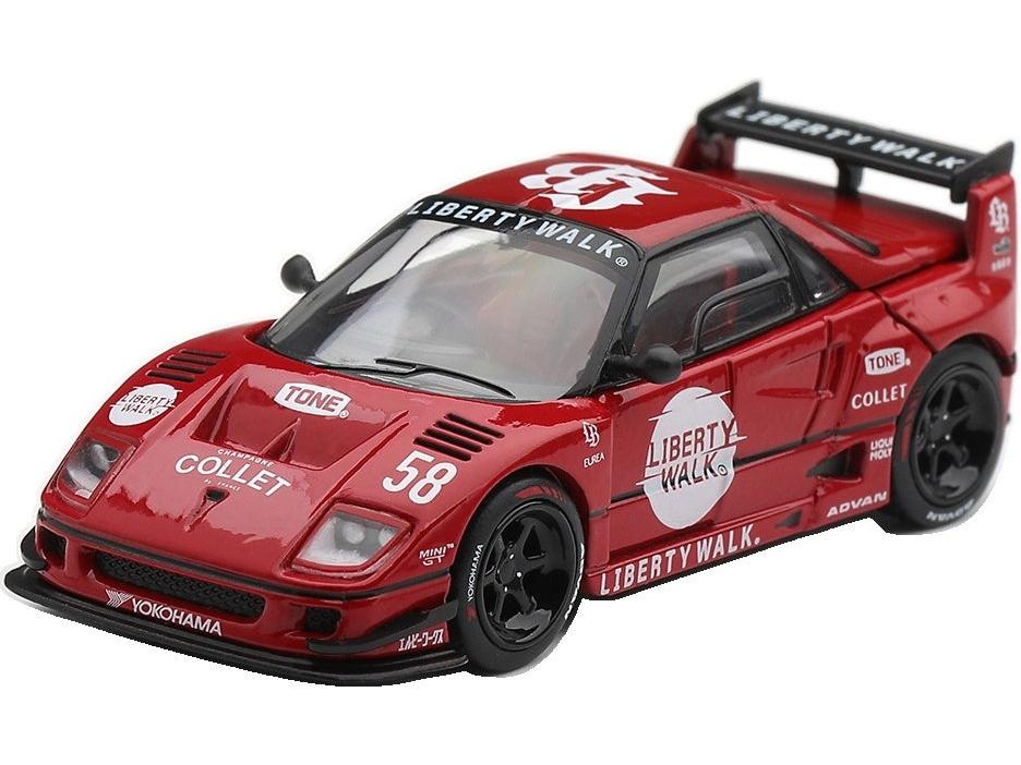 Mazda AZ-1 Liberty Walk LB40 LB-Hinomaru Red (RHD) Blister Packaging 1:64 Scale Diecast Car – MINI GT-MINI GT-Diecast Model Centre