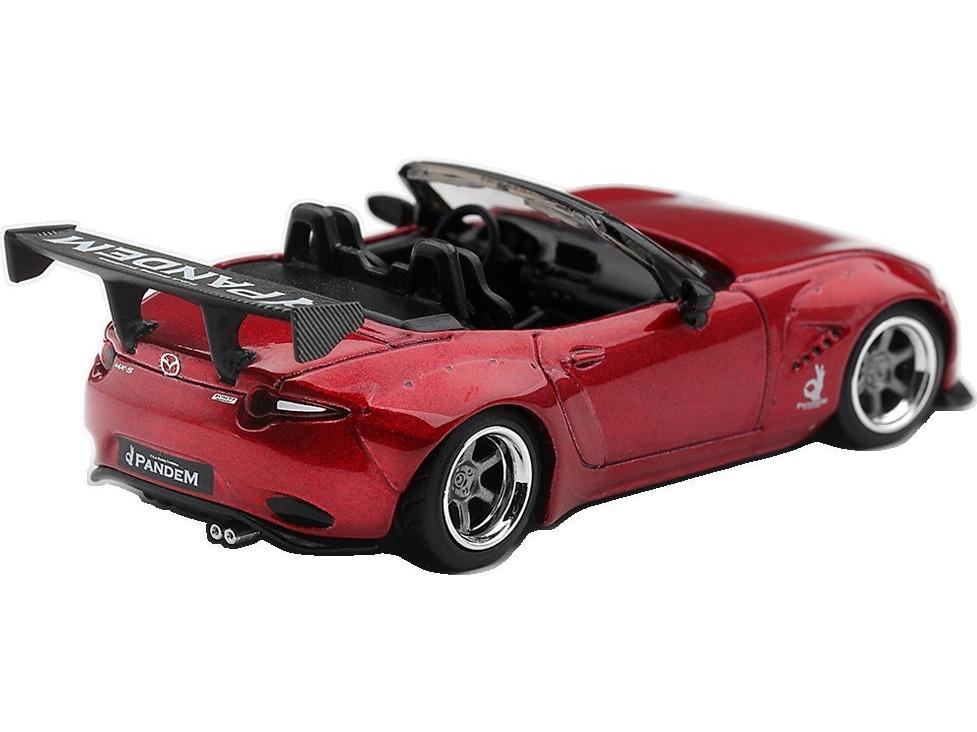 Mazda Miata MX-5 (ND) Pandem Kodo Red (LHD) Blister Packaging 1:64 Scale Diecast Car – MINI GT-MINI GT-Diecast Model Centre