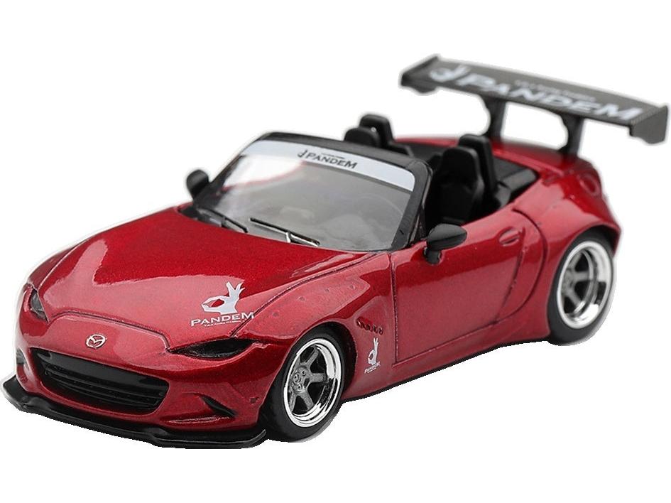 Mazda Miata MX-5 (ND) Pandem Kodo Red (RHD) 1:64 Scale Diecast Car – MINI GT-MINI GT-Diecast Model Centre