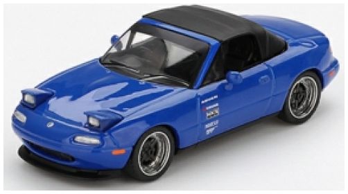 Mazda Miata MX-5 Tuned Version Dark Blue (LHD) 1:64 Scale MINI GT Diecast Model-MINI GT-Diecast Model Centre
