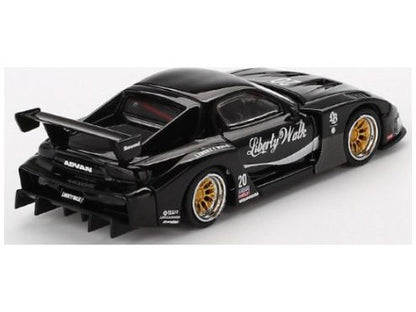 Mazda RX-7 LB-Super Silhouette Liberty Walk black - 1:64 Scale Model Car-MINI GT-Diecast Model Centre