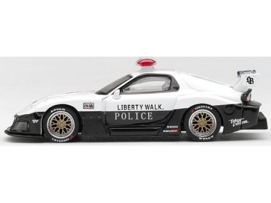 Mazda RX-7 LB-Super Silhouette Police (RHD) 1:64 Scale Diecast Model Car – MINI GT-MINI GT-Diecast Model Centre