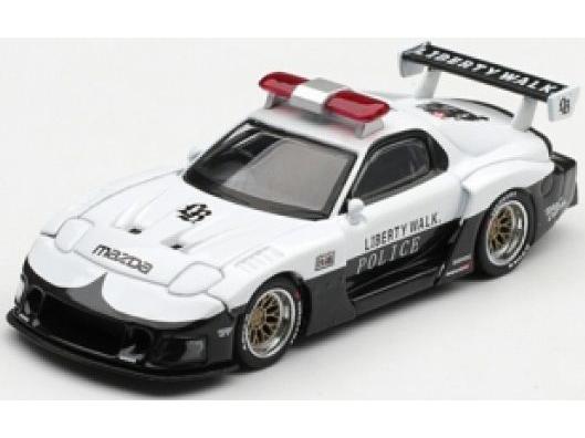 Mazda RX-7 LB-Super Silhouette Police (RHD) Blister Packaging 1:64 Scale Diecast Model Car – MINI GT-MINI GT-Diecast Model Centre