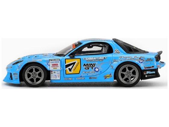 Mazda RX-7 Re-Amemiya 2025 D1GP (RHD) Blister Packaging 1:64 Scale MINI GT Diecast Model Car-MINI GT-Diecast Model Centre