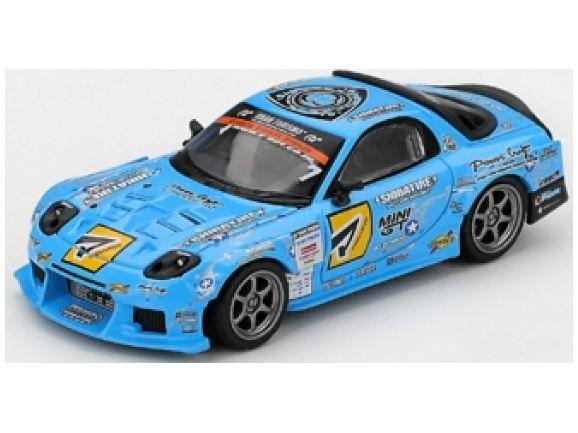 Mazda RX-7 Re-Amemiya 2025 D1GP (RHD) Blister Packaging 1:64 Scale MINI GT Diecast Model Car-MINI GT-Diecast Model Centre