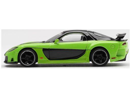Mazda RX-7 Veilside Fortune 7 Green (RHD) 1:64 Scale MINI GT Diecast Model Car-MINI GT-Diecast Model Centre