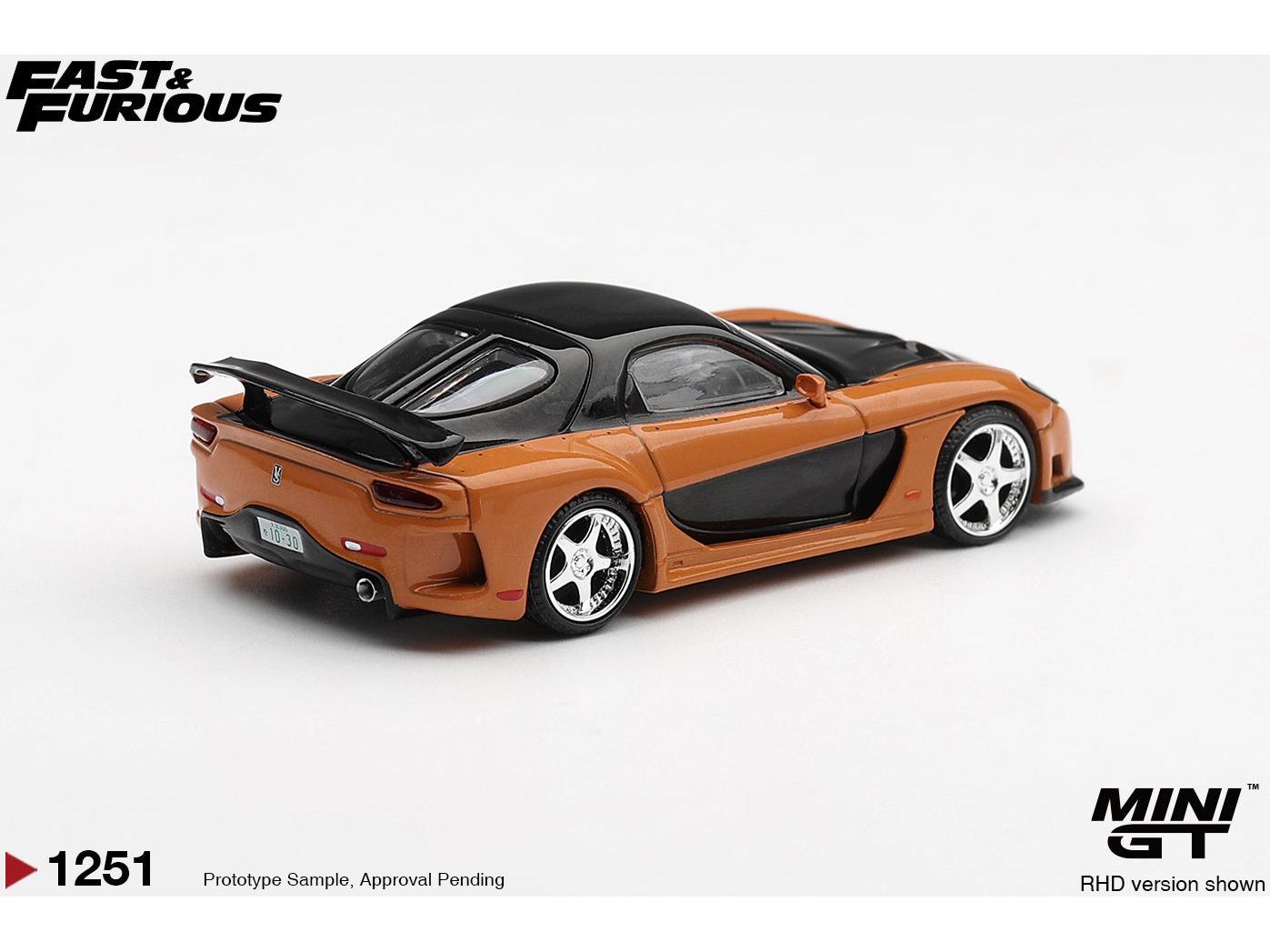 Mazda RX-7 Veilside Fortune The Fast and Furious Tokyo Drift Han Seoul-Oh (RHD) Blister Packaging 1:64 Scale Diecast Model Car – MINI GT-MINI GT-Diecast Model Centre