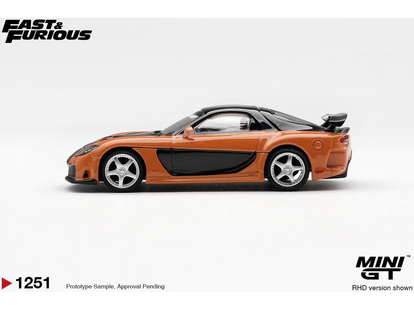 ミニカー 1/64 YM MODEL Fortun 7 RX-7 Mazda RX-7 Veilside Fortune The Fast and Furious Tokyo Drift Han