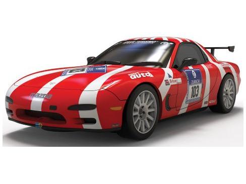 Mazda RX7 FD - Nurburgring 24 2007 in Clear Box 1:32 Scale Scalextric-Scalextric-Diecast Model Centre