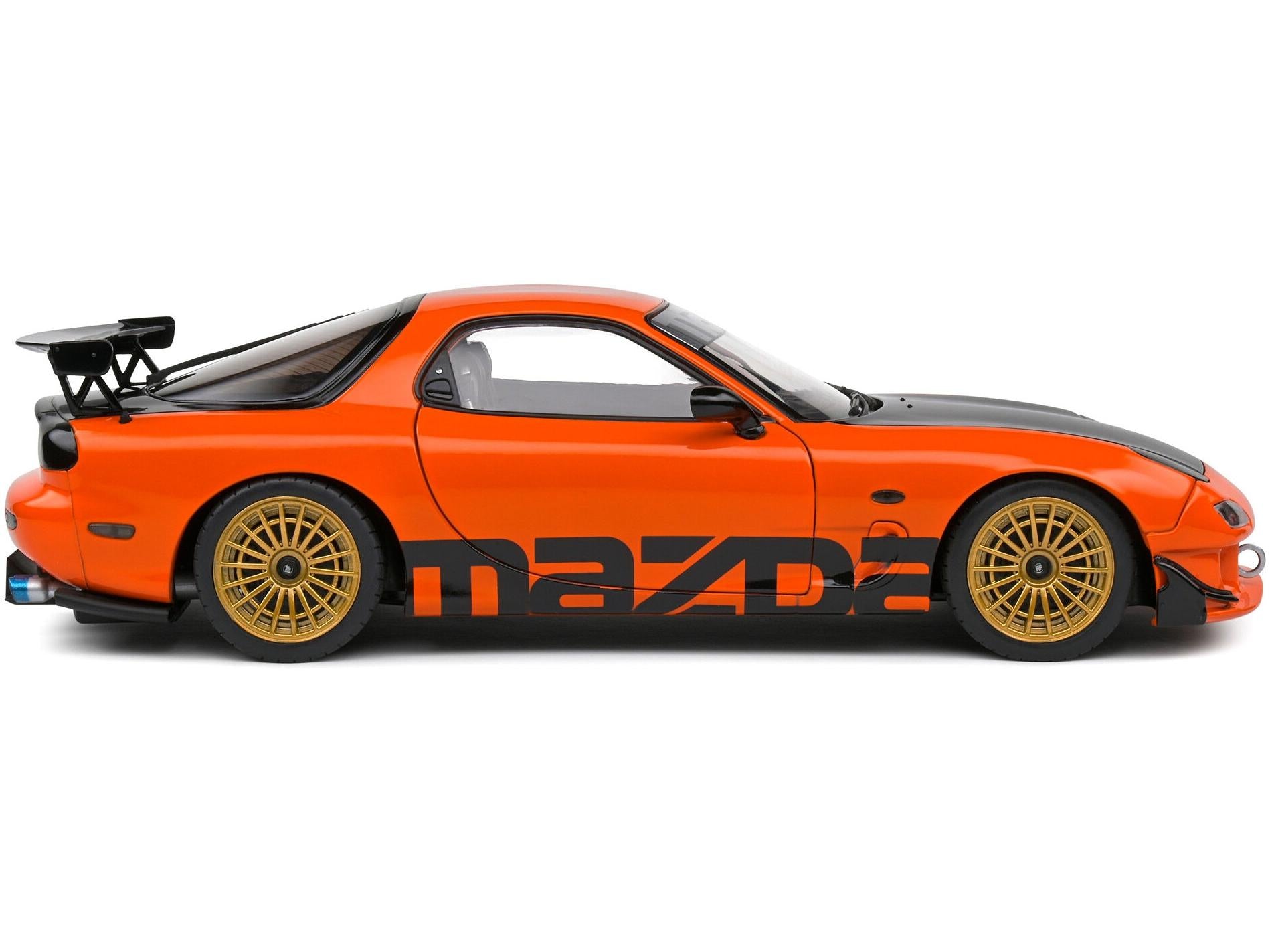Mazda RX7 FD3RS Solido Works Orange 1999 1:18 Scale Diecast Model Car – Solido-Solido-Diecast Model Centre