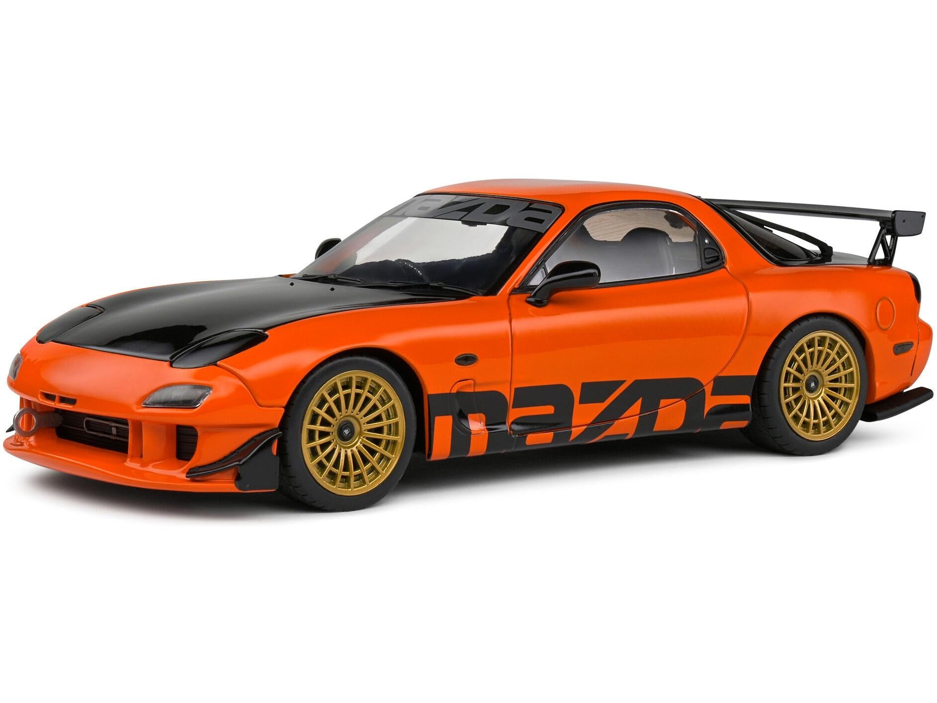 Mazda RX7 FD3RS Solido Works Orange 1999 1:18 Scale Diecast Model Car – Solido-Solido-Diecast Model Centre