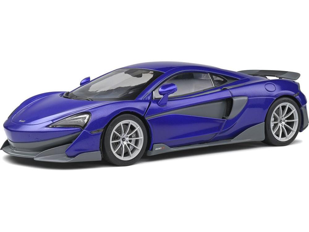 McLaren 600LT 2018 Lantana Purple 1:18 Scale Solido Diecast Model-Solido-Diecast Model Centre