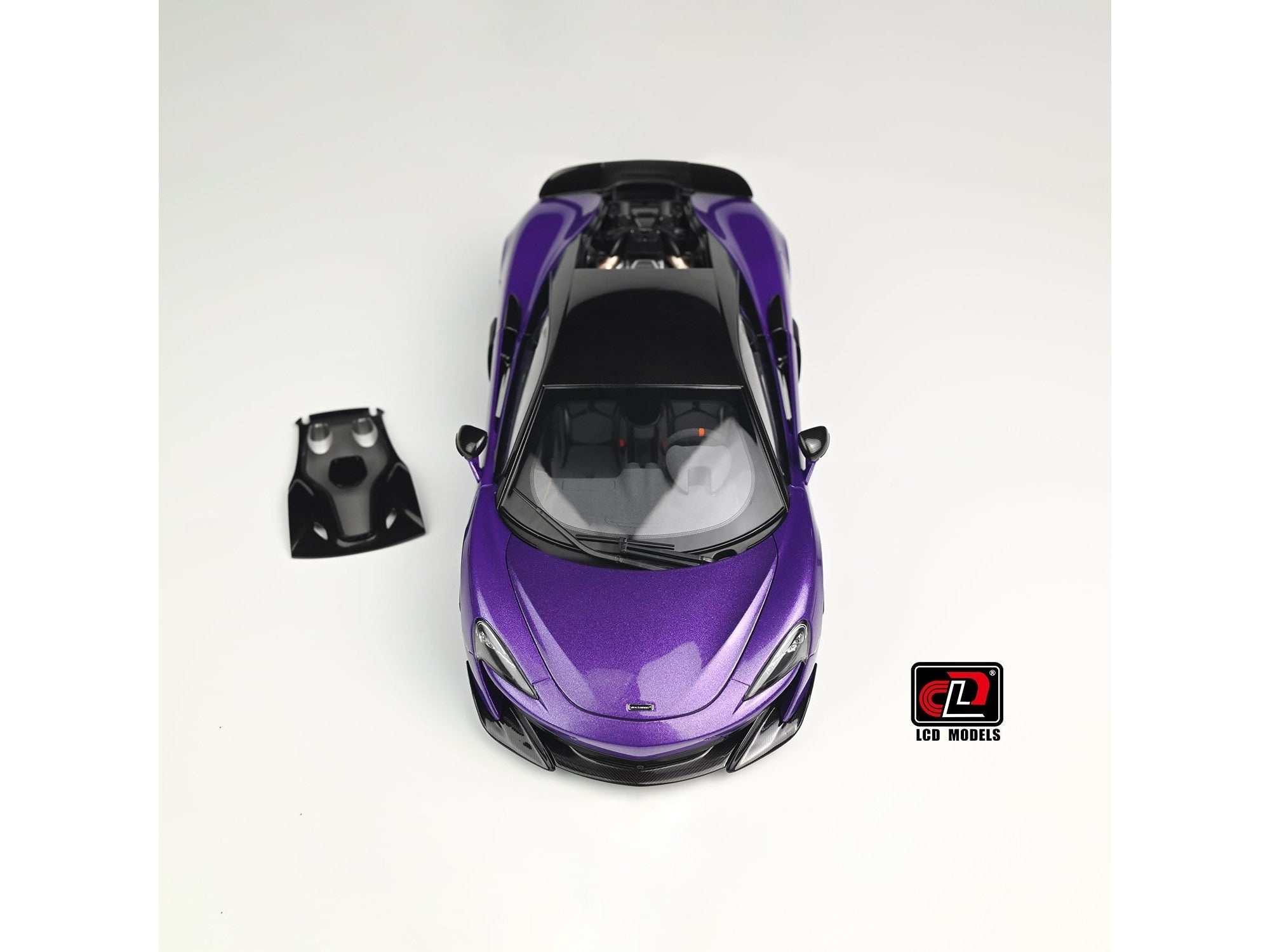 McLaren 600LT purple - 1:18 Scale Diecast Model Car-LCD Models-Diecast Model Centre