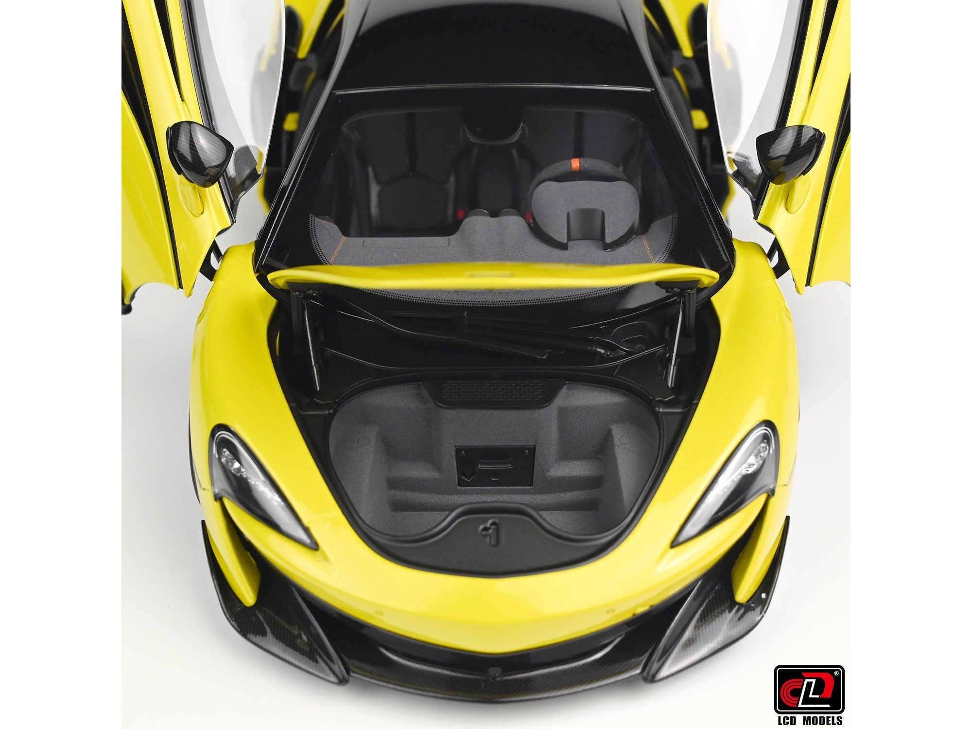 McLaren 600LT yellow - 1:18 Scale Diecast Model Car-LCD Models-Diecast Model Centre