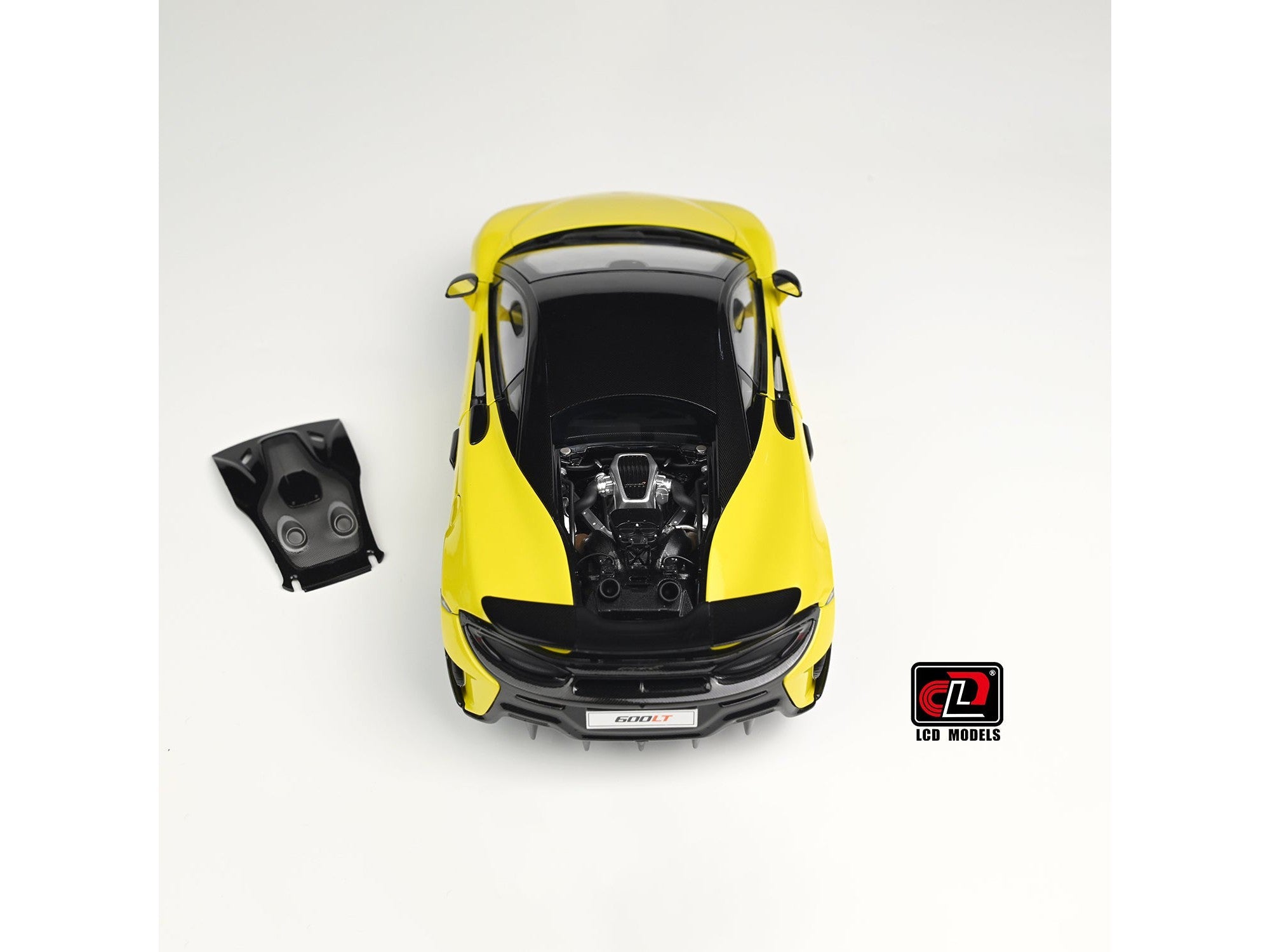 McLaren 600LT yellow - 1:18 Scale Diecast Model Car-LCD Models-Diecast Model Centre