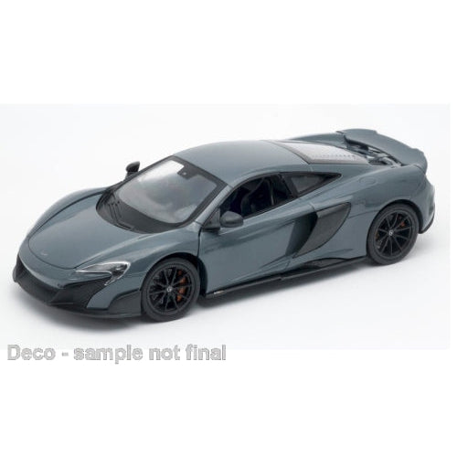 McLaren 675LT Ceramic Grey - 1:24 Scale Model Car-Welly-Diecast Model Centre