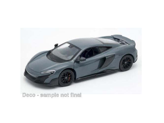 McLaren 675LT Ceramic Grey - 1:24 Scale Model Car-Welly-Diecast Model Centre
