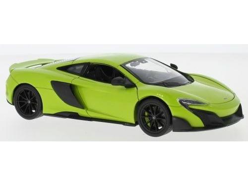 McLaren 675LT Light Green 1:24 Scale Welly Diecast Model-Welly-Diecast Model Centre
