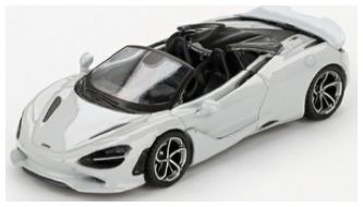 McLaren 750S Spider Cirrus Grey (RHD) 1:64 Scale MINI GT Diecast Model-MINI GT-Diecast Model Centre