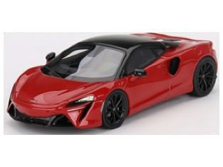 McLaren Artura Vermillion Red - 1:43 Scale Resin Model Car-TrueScale Miniatures-Diecast Model Centre