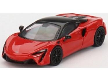McLaren Artura Vermillion Red 2023 (LHD) 1:64 Scale MINI GT Diecast Model-MINI GT-Diecast Model Centre