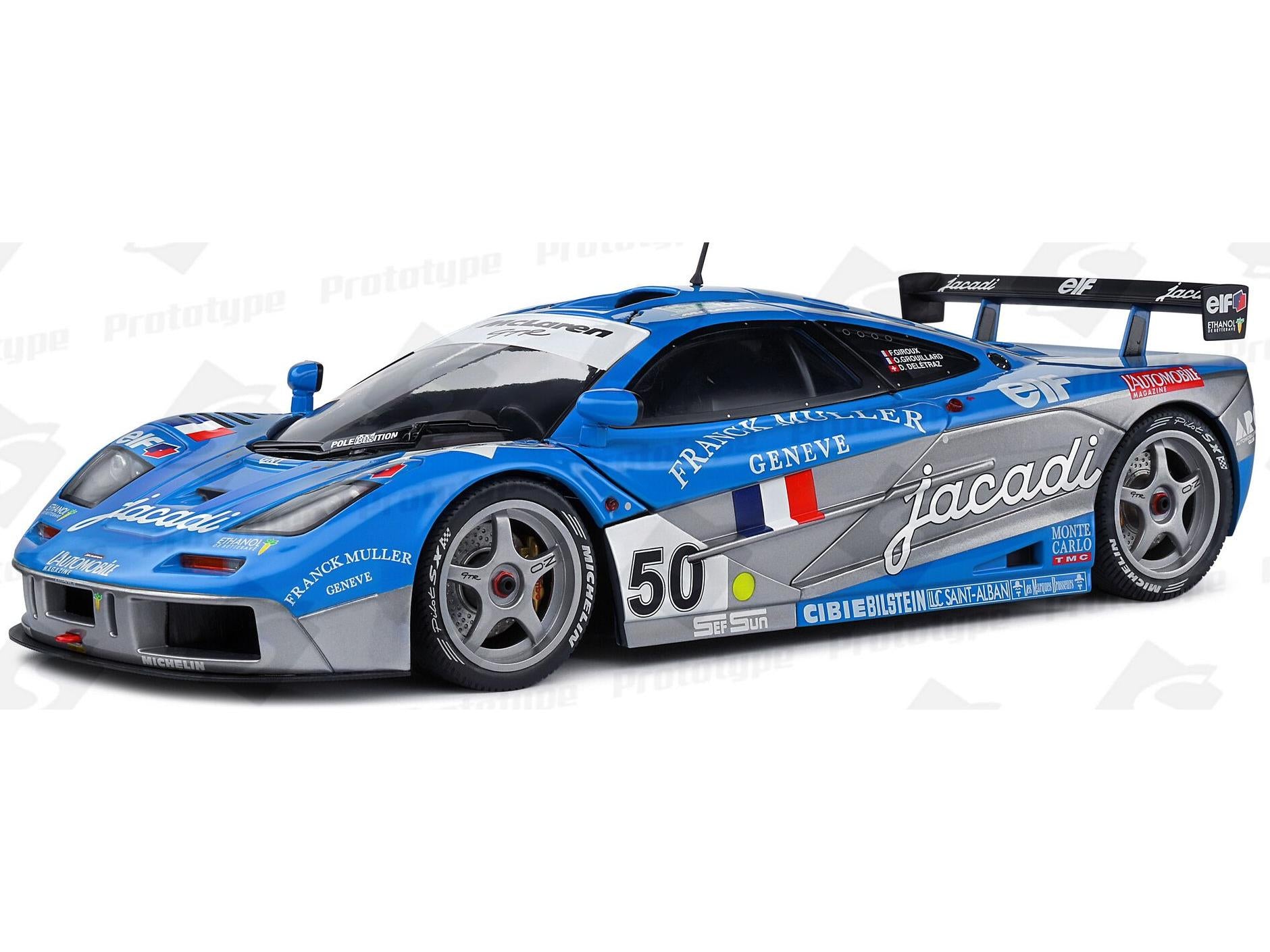 McLaren F1 GTR Short Tail #50 Giroux Grouillard/Deletraz Le Mans 24H 1995 1:18 Scale Solido Diecast Model-Solido-Diecast Model Centre