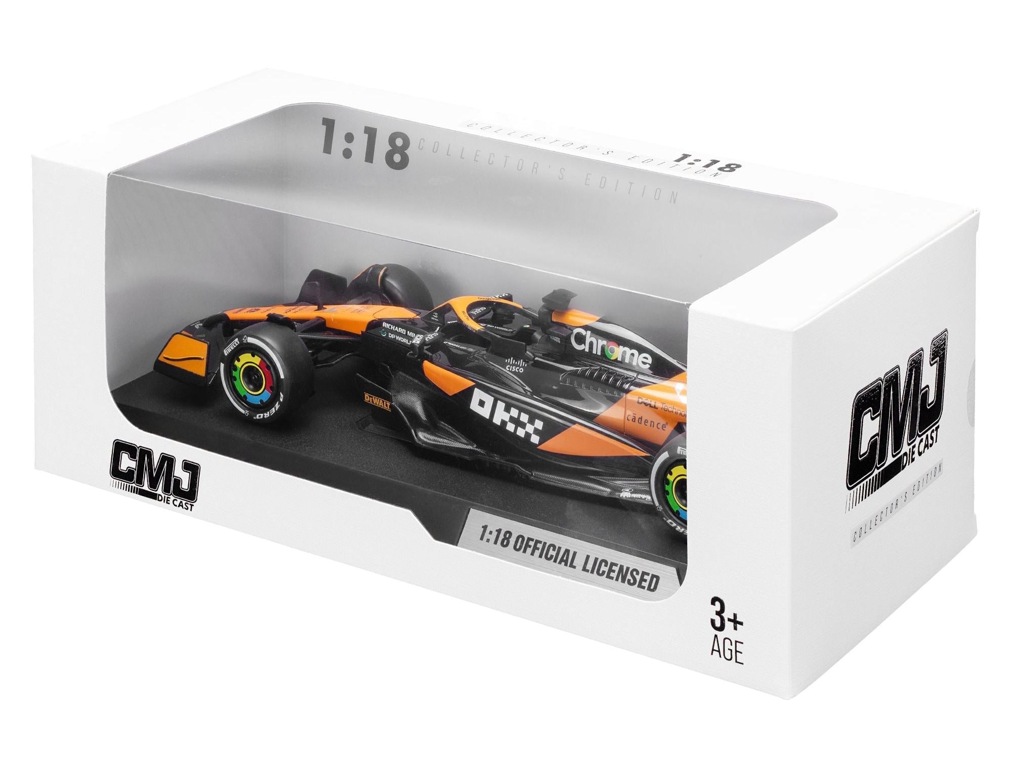 McLaren F1 Team MCL38 #4 Lando Norris F1 2024 1:18 Scale CMJ - Jian Feng Juan Toys Diecast Model Car-CMJ - Jian Feng Juan Toys-Diecast Model Centre