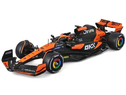 McLaren F1 Team MCL38 #81 Oscar Piastri F1 2024 1:24 Scale Bburago Model Car