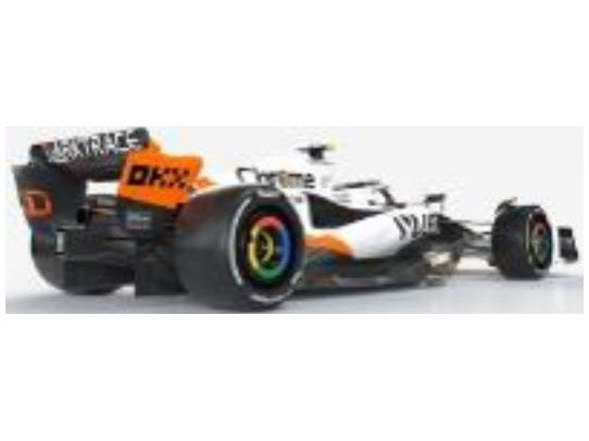 McLaren F1 Team MCL60 #4 9th F1 Monaco GP 2023 Lando Norris - 1:18 Scale Model Car-Solido-Diecast Model Centre