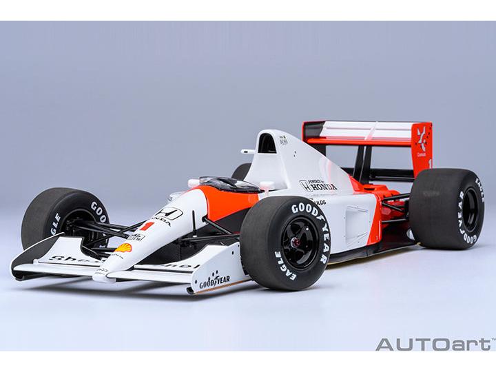 McLaren Honda MP4/6 #1 Ayrton Senna F1 Japanese GP 1991 1:18 Scale AutoArt Diecast Model-AutoArt-Diecast Model Centre