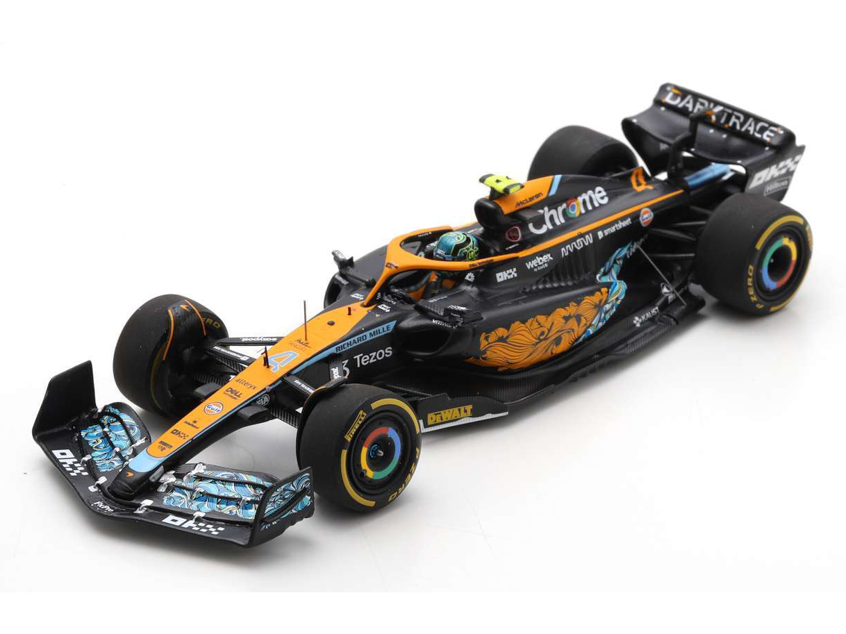 McLaren MCL36 #4 6th F1 Abu Dhabi GP 2022 Lando Norris - 1:43 Scale Resin Model Car-Spark-Diecast Model Centre