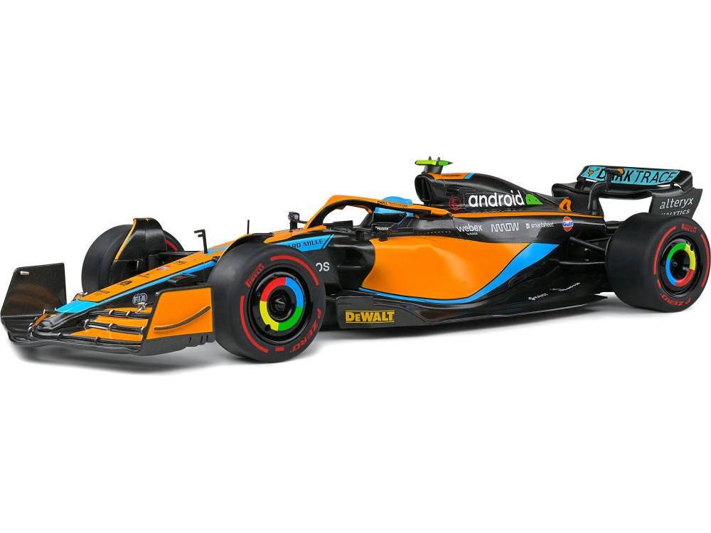 McLaren MCL36 #4 Lando Norris Emilia Romagna GP 2022 1:18 Scale Solido Diecast Model-Solido-Diecast Model Centre