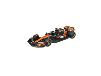 McLaren MCL39 F1 2025 #81 Oscar Piastri w/Helmet 1:43 Scale Bburago Diecast Model Car-Bburago-Diecast Model Centre
