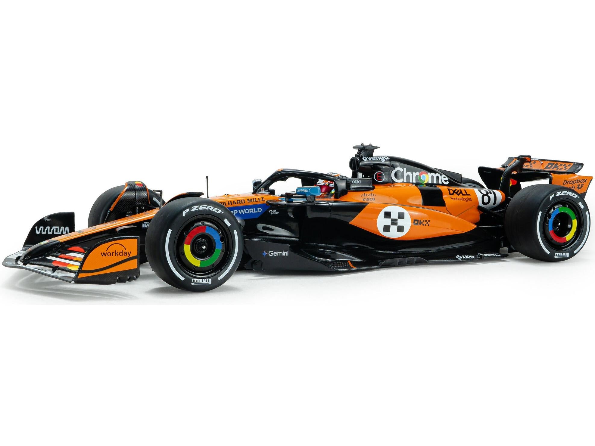 McLaren MCL39 F1 Monaco GP 2025 #81 Oscar Piastri 1:18 Scale Diecast Model Car – Solido-Solido-Diecast Model Centre